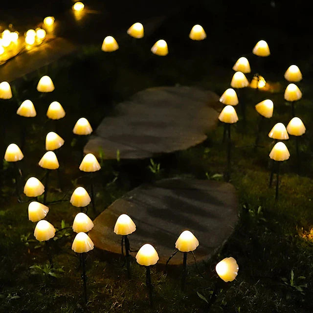 Lichterkette pilz - solar LED lichterkette