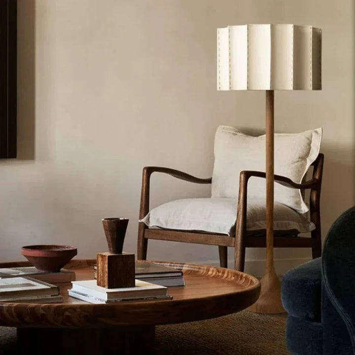 Merlina tischlampe aus holz